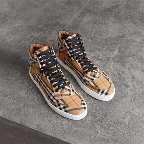 burberry high top sneakers men|burberry high top sneakers women.